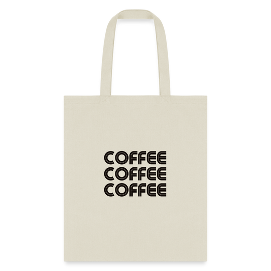 Coffee Lover Tote - natural
